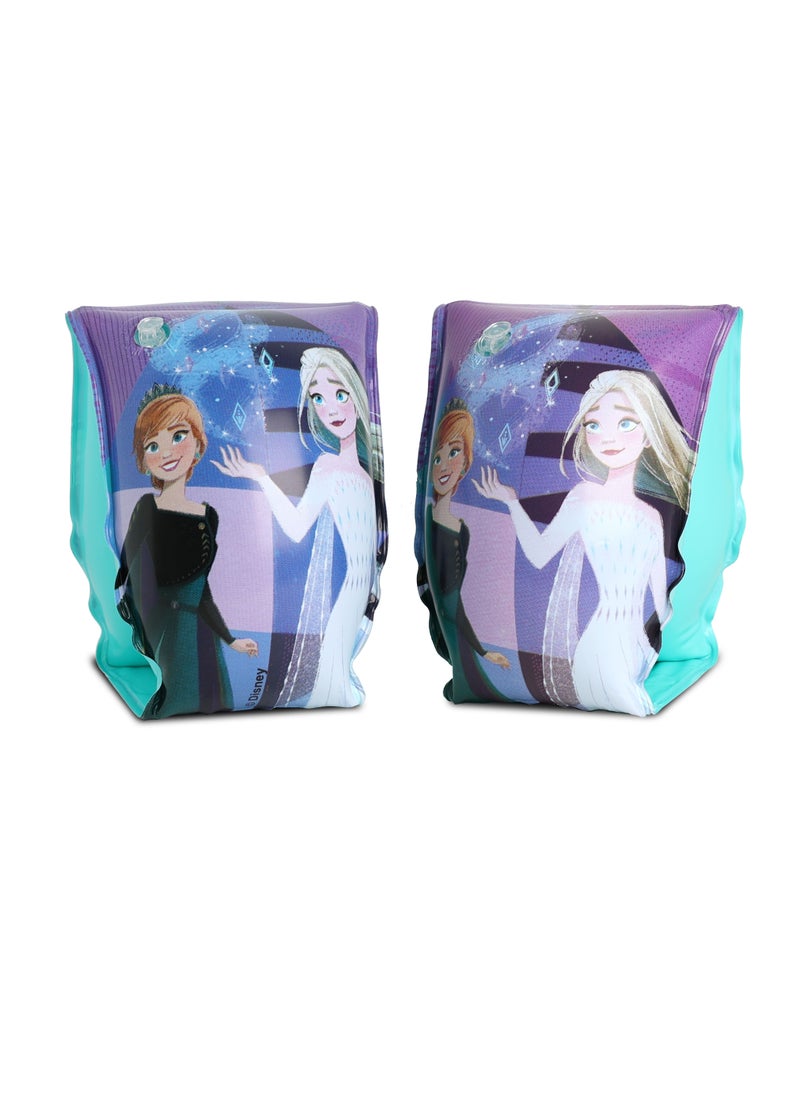 Disney - Disney Frozen Inflatable Swim Rollup Arm Bands, Kids Arm floaties, Float Sleeves Swimming Armbands for Children (2 Pack) (Official Disney Product) - Image 1