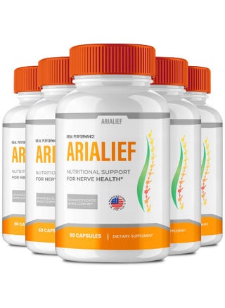IDEAL PERFORMANCE Arialief Capsules for Sciatica, Arialief Nutritional Support for Nerve Health, Arialief Sciatica Capsules, Arialief Primepalm Supplement Pills, Aria LIEF Vitamin Reviews (5 Pack) - pzsku/Z2DFE98432DFB20B0A3B0Z/45/1750396336/1d1b644c-5dc5-48c2-ad1c-7c29135cc2ff