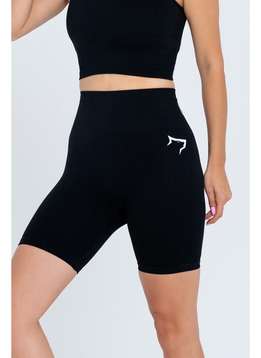 Women's Sports Shorts | Black | Seamless Sports Shorts | Corduroy | - pzsku/Z2DFEA4D35FFA6B7B794FZ/45/_/1725613349/f45d14d8-094f-452c-a2c7-2b37c81ad912