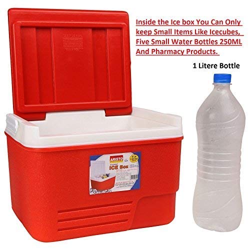 Aristo Plastic Insulated Chiller Ice Box, 6 Litre, Red or Blue - Image 5