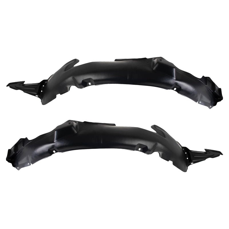 TRQ Front Inner Fender Liner Set Compatible with 20072010 Hyundai Elantra HY1250112 HY1251112