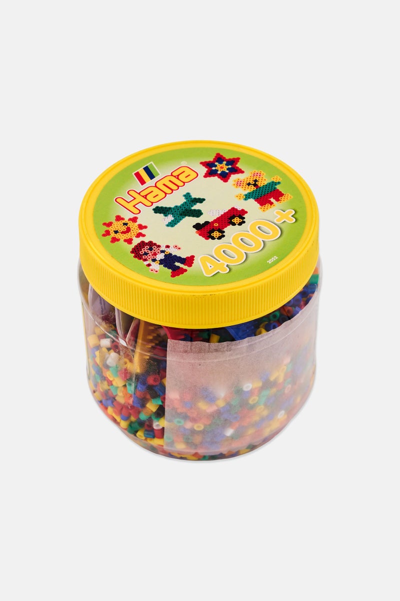 Hama لوحات دبابيس خرز ميدي 4000 قطعة في حاوية - Image 1
