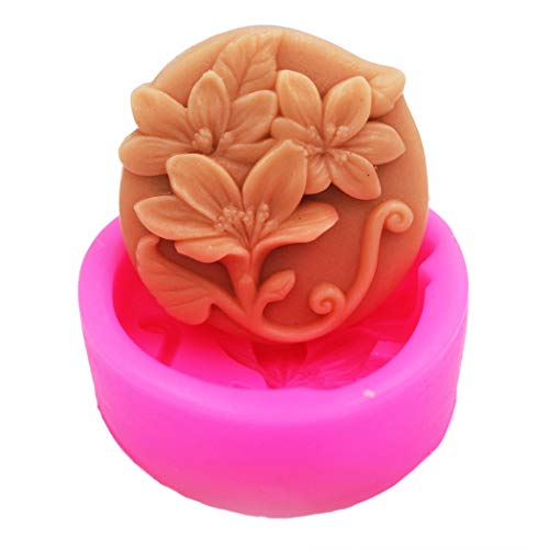 Longzang Flowers 50002 Craft Art Silicone Soap Mold Craft Molds DIY Handmade soap molds - Image 1
