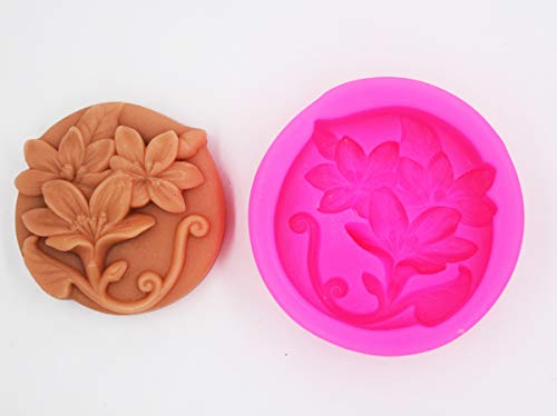 Longzang Flowers 50002 Craft Art Silicone Soap Mold Craft Molds DIY Handmade soap molds - Image 4