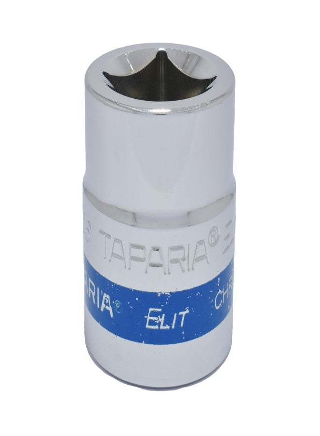 TAPARIA Socket made of Chrome Vanadium Steel 6 Point Deep/Long Socket (Silver), C26 of 3/4" (19mm) Square drive size, Suitable for Automobile, Industrial, Fabrication, Professional & Home Use