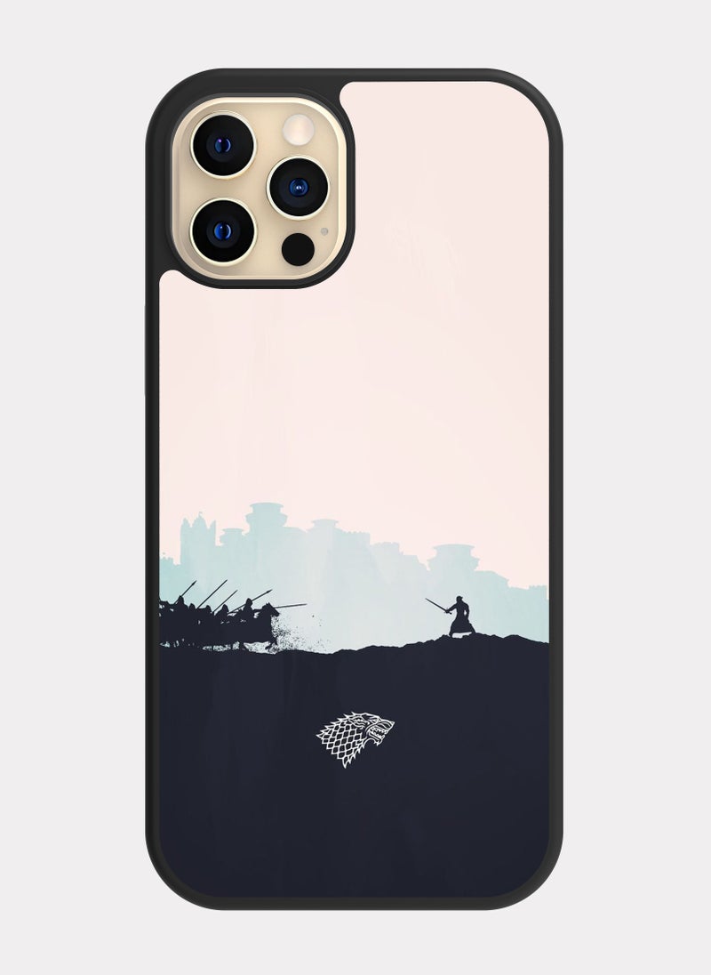 بكسلات كفر ايفون 12 برو جون سنو صراع العروش اسود - Image 1