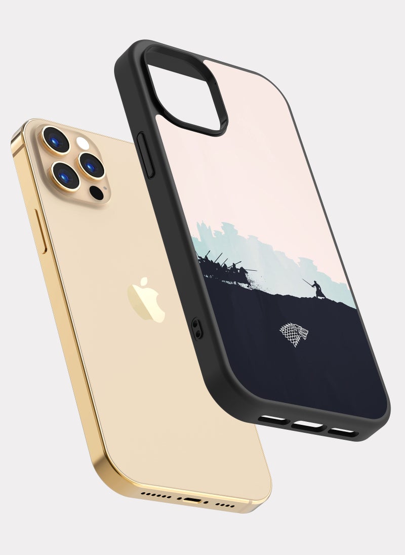 بكسلات كفر ايفون 12 برو جون سنو صراع العروش اسود - Image 2