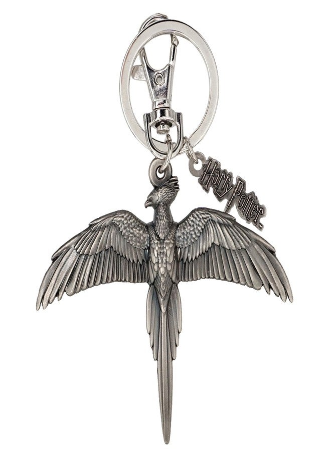 Harry Potter Fawkes the Phoenix Pewter Key Ring - Harry Potter Keychain - Image 1