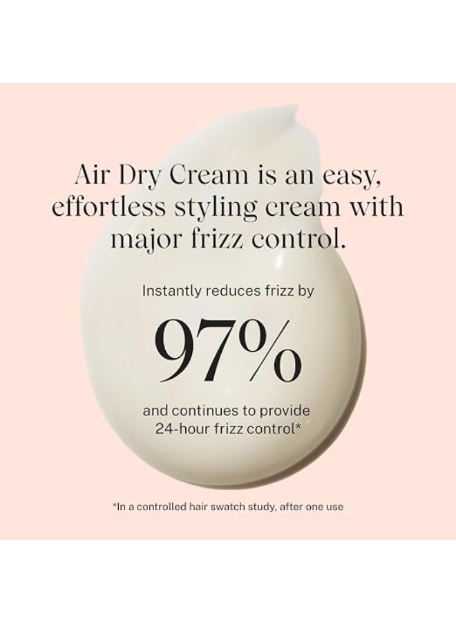 JVN Complete Air Dry Cream, Hair Styling Cream - 5 Fluid Ounces, Smoothens and Defines Hair, Sulfate-Free, Curl Enhancing, Moisturizing, Smoothening, UV Protection for All Hair Types - Image 2