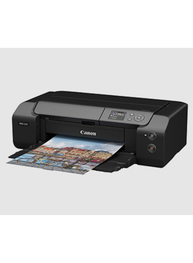 Canon PROGRAF PRO-310 A3+ Printer, Professional 10-ink pigment based photo printer, WiFi & Ethernet connectivity, 3-inch LCD display, 10-ink system, Borderless A3+ printing, Chroma Optimiser clear ink, LUCIA PRO II - high longevity pigment ink - Black - Image 4