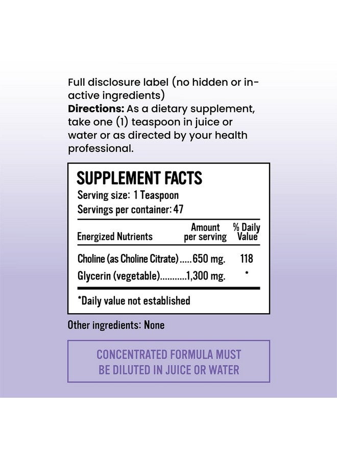 Alkaline for Life كولين سترات أساسي - مكملات كولين سائلة للدماغ والذاكرة والتركيز - 650 ملغ مكمل كولين - كولين سائل قلوي متاح حيوياً يعزز مكملات المغنيسيوم - Image 2