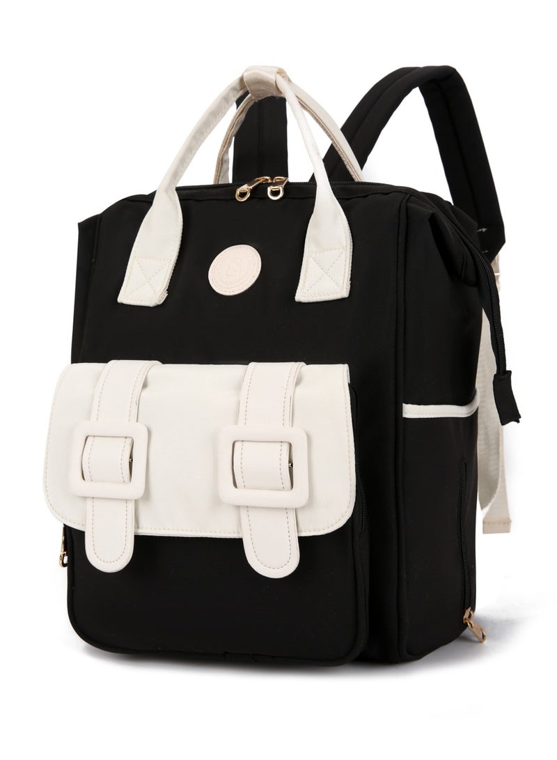 Portable Large Capacity Leisure Multifunctional Backpack, Baby Stroller Hanging Bag