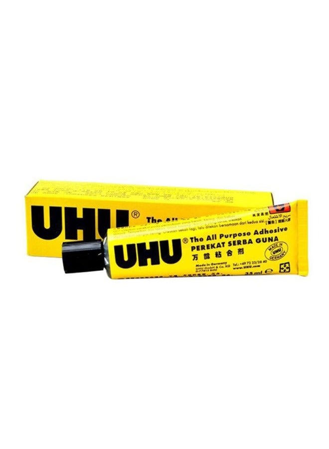 UHU All Purpose Adhesive Glue 35ml Yellow/Black - Image 2