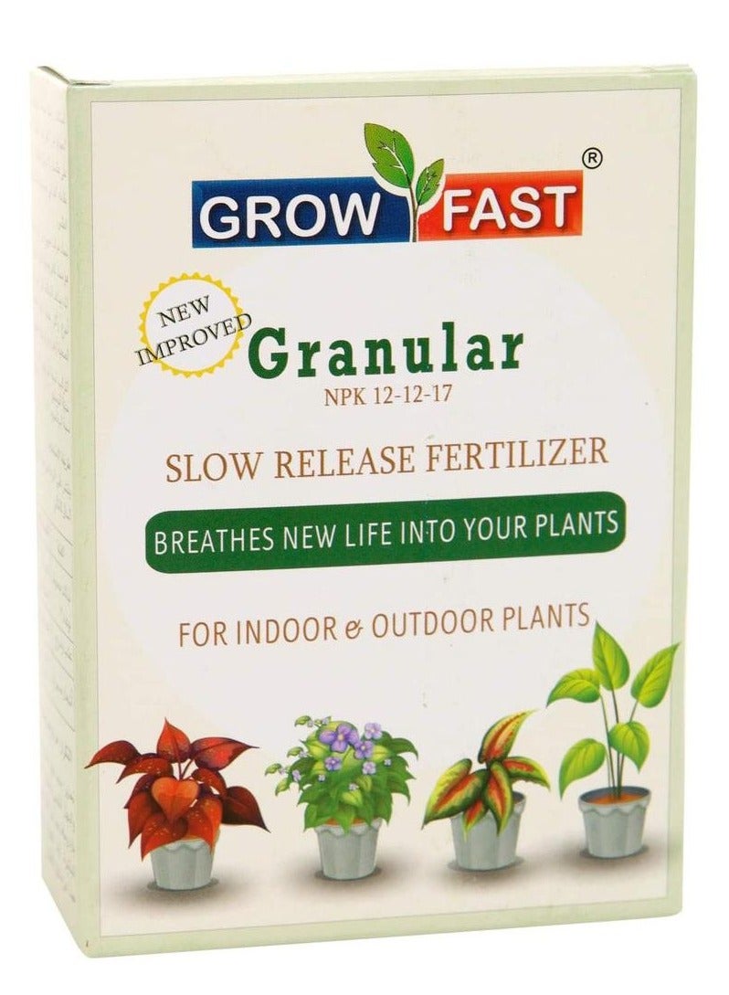 Grow Fast Granular NPK 12-12-17 fertilizer Best for Indoor and Outdoor Plants 300grams - Image 1