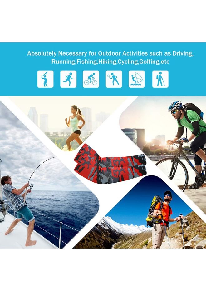 Pair of Long Gloves Scar Covering Arm Sleeve Ice Silk Sunscreen Arm Sleeve Sunscreen UV Protection - Image 2