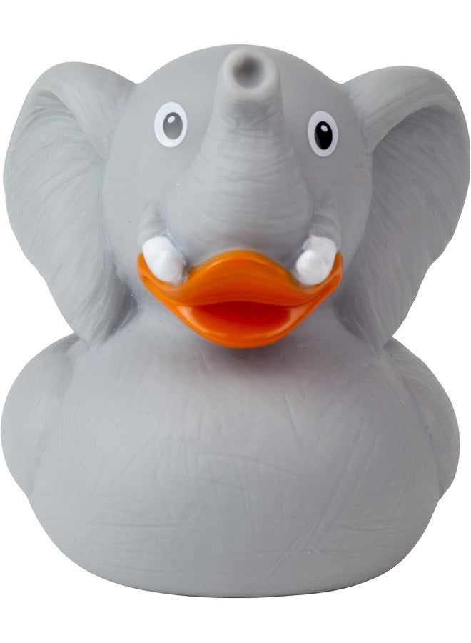 Lilalu Bath Toy Elephant Duck Grey Bath Time Fun - Kids Bath Toy - Themed Duck - Floating Toy - Water-Friendly Toy - Image 2