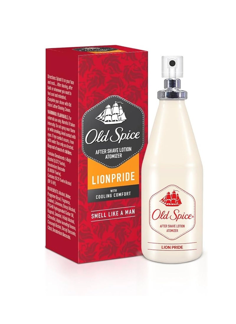 Old Spice Lionpride After Shave Lotion with Cooling Comfort for Men 150ml 