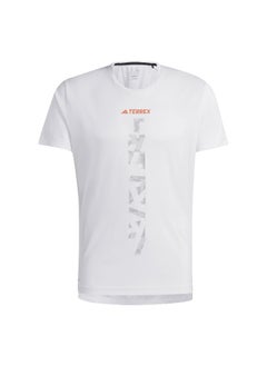 Adidas Adidas Agr Shirt White Trail Running Shirts For Men Xs  - Image 1