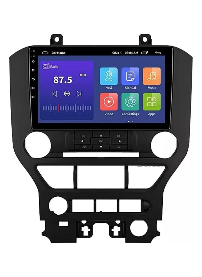 SHEZA STAR - Android Screen For Ford Mustang 2015 To 2019 4GB RAM 64GB Memory Support Apple Carplay Android Auto Full HD Touch Screen 9 Inch built In Bluetooth USB Radio WiFi Play Store Backup Camera included - Image 1
