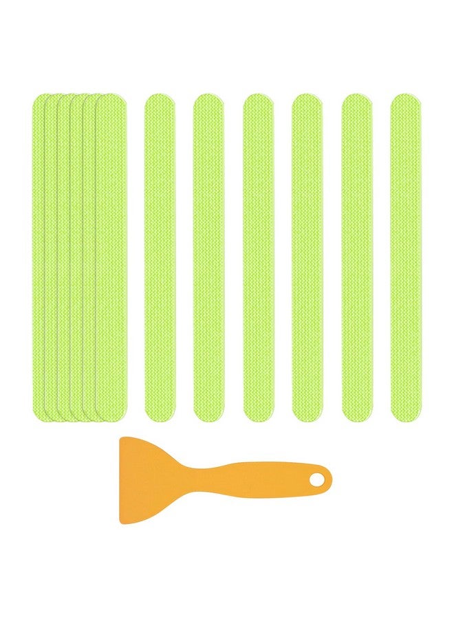 Kyerivs Bathtub Non Slip Stickers Luminous Shower Mats for Showers Anti Slip Bath Tub Stickers with Scraper,Adhesive Showers Treads Slip Strip for Bath,Boats,Stairs,Swimming Pools,Health Clubs-24 Pcs  - Image 2