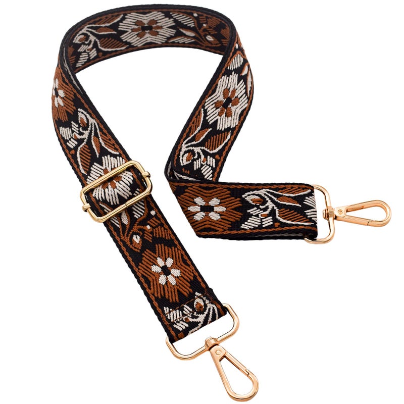ROYGBCP Universal Purse Strap Replacement -Crossbody Bag Strap Adjustable Long Shoulder Straps Detachable, Adjustable Long Crossbody Strap for Handbags - Image 1