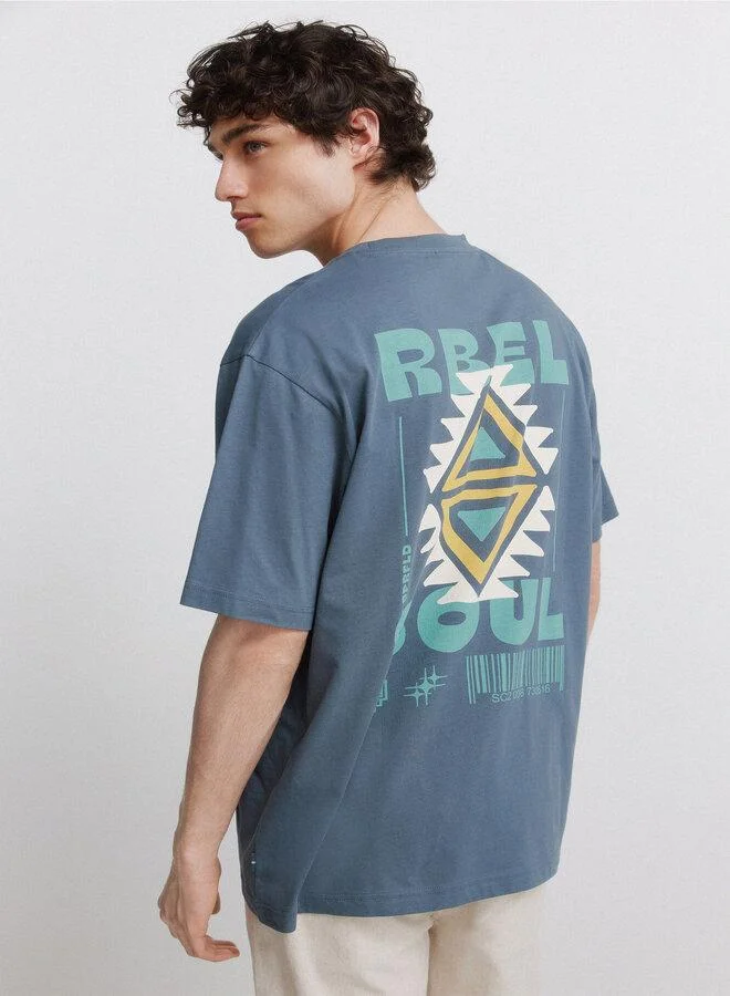 Springfield  Native T-shirt Rbel for Men | Best Price UAE