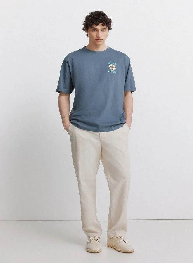 Springfield  Native T-shirt Rbel for Men | Best Price UAE