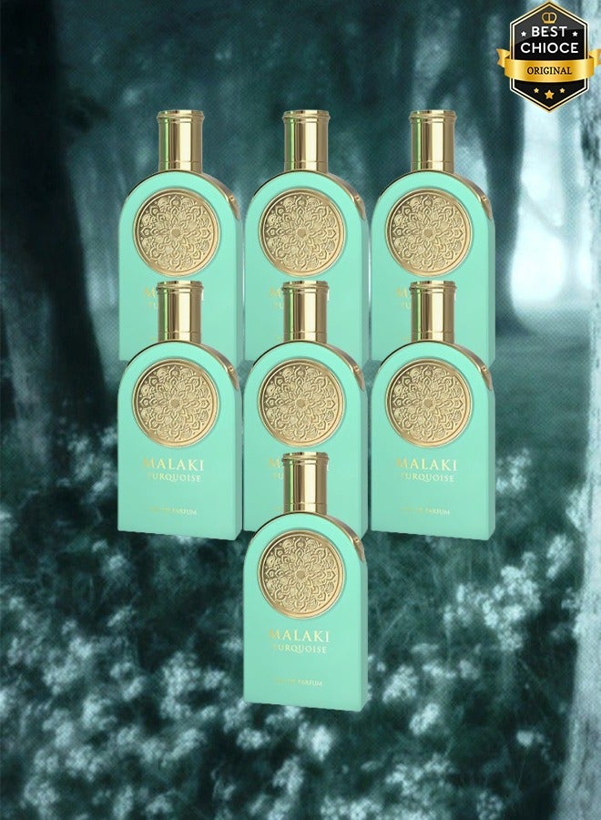 Sahari 7 Pieces Malaki Turquoise Perfume 100ml EDP - Image 1
