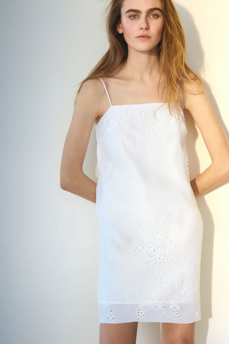 H&M Broderie anglaise strappy dress