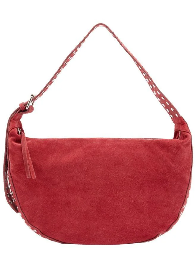 PARFOIS Leather Shoulder Bag With Studs