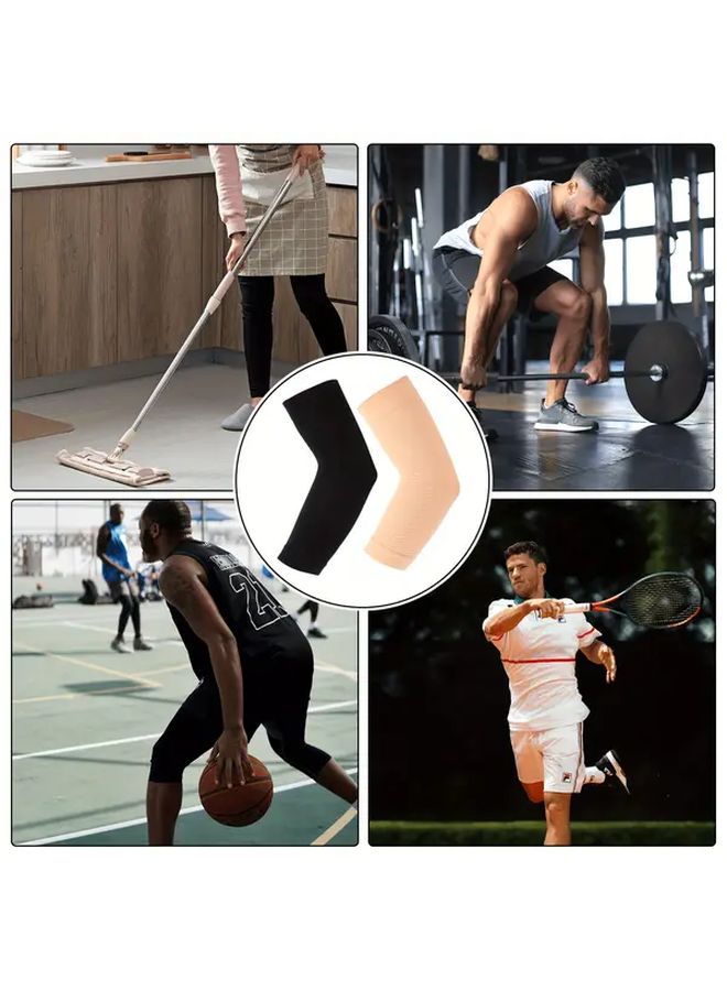 2 Pairs Tennis Elbow Braces Arm Compression Sleeves for Men and Women - Image 5