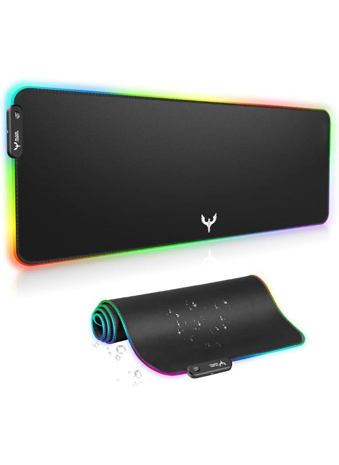 BladeHawks BX04 Extra Large RGB Gaming Mouse Pad-14 Light Modes, Extended Soft LED Mouse Pad, Anti-Slip Rubber Base, Computer Keyboard Mousepad Mat  - Image 1
