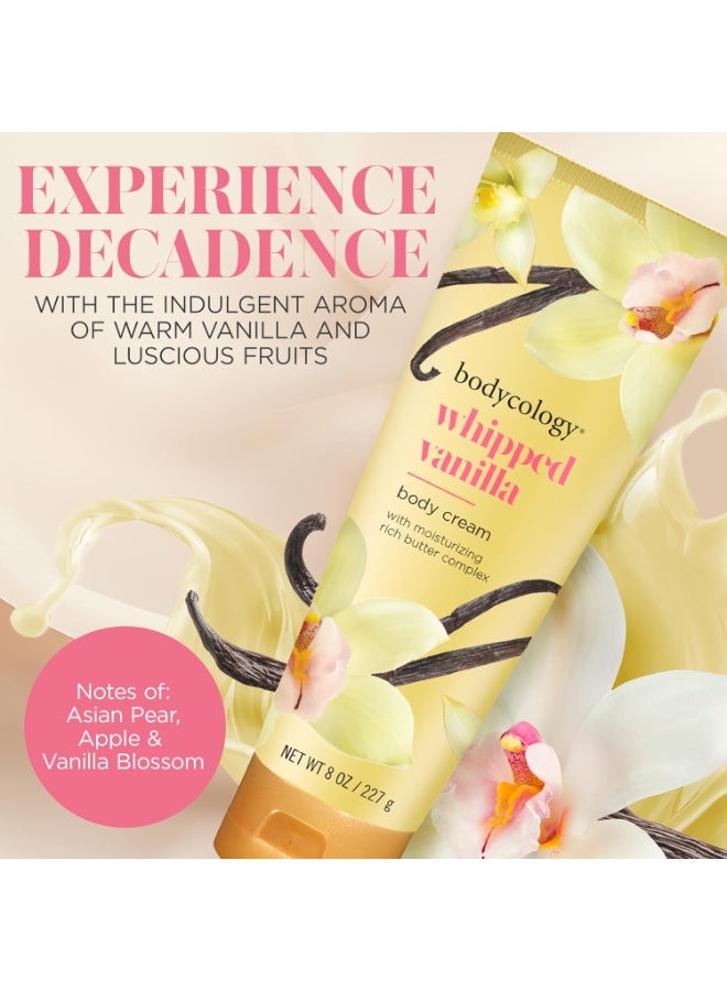 Bodycology كريم الجسم من بوديكولوجي بزبدة الشيا، فانيليا مخفوقة، 8 أونصات - Image 2
