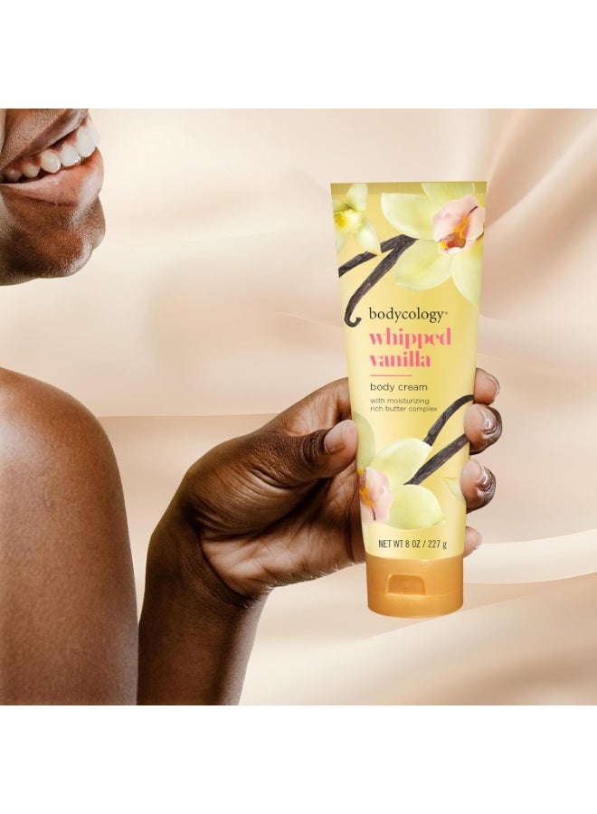 Bodycology كريم الجسم من بوديكولوجي بزبدة الشيا، فانيليا مخفوقة، 8 أونصات - Image 4
