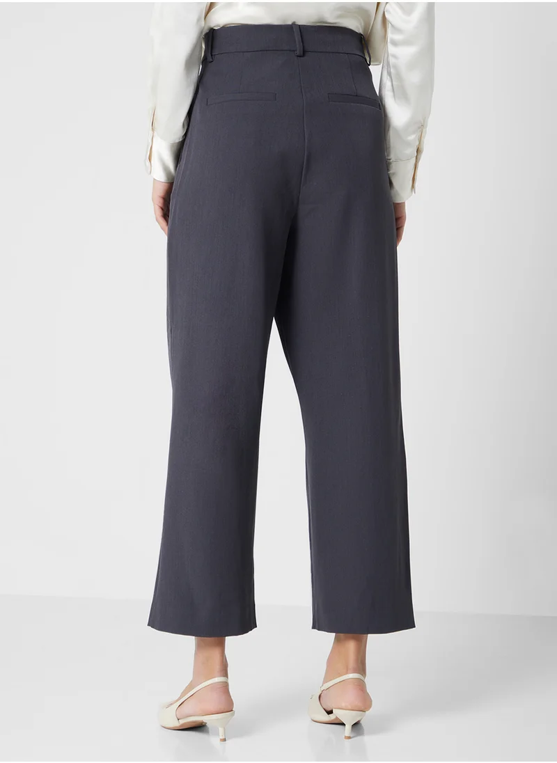 VERO MODA Pleated Wrap Waist Detail Wide Leg 30” Pants