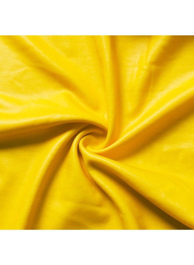 NIBEMINENT High Stretch Removable Chair Cover Yellow 35 x 8 35cm - Image 2