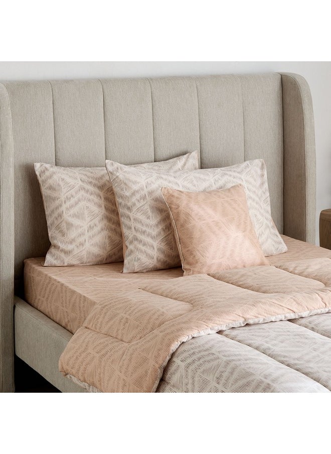 Home Box Valencia lismore 5-Piece BIAB Printed Cotton Twin Comforter Set 220 x 160 cm  - Image 2