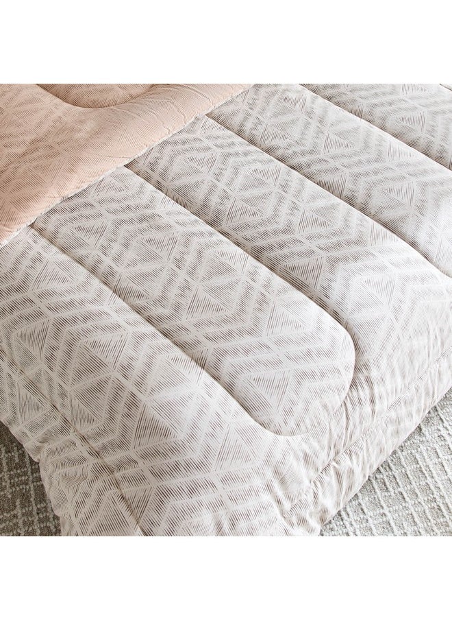Home Box Valencia lismore 5-Piece BIAB Printed Cotton Twin Comforter Set 220 x 160 cm  - Image 5