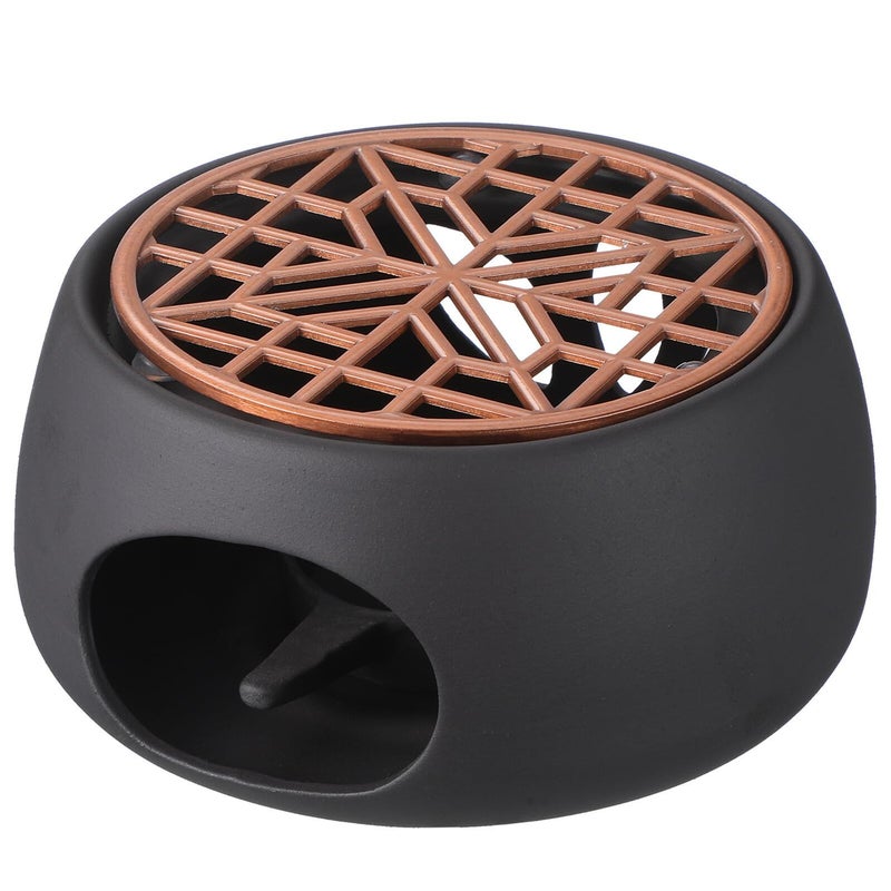 Ceramic Teapot Warmer with Candle Holder for Tea Heating and Warm Preservation Portable Stove Base - Image 2