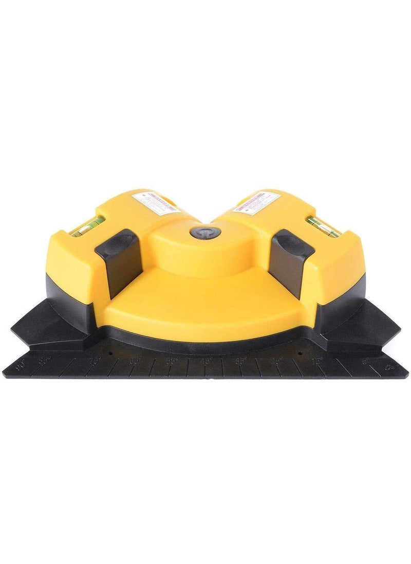 BESTDI BESTDI Right Angle 90 Degree Horizontal Vertical Laser Level Line Projection Square Level Laser with Two Suction Cups  - Image 2