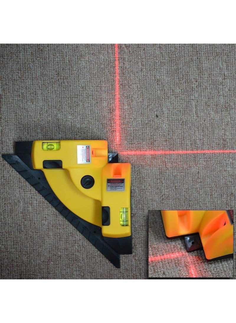BESTDI BESTDI Right Angle 90 Degree Horizontal Vertical Laser Level Line Projection Square Level Laser with Two Suction Cups  - Image 3
