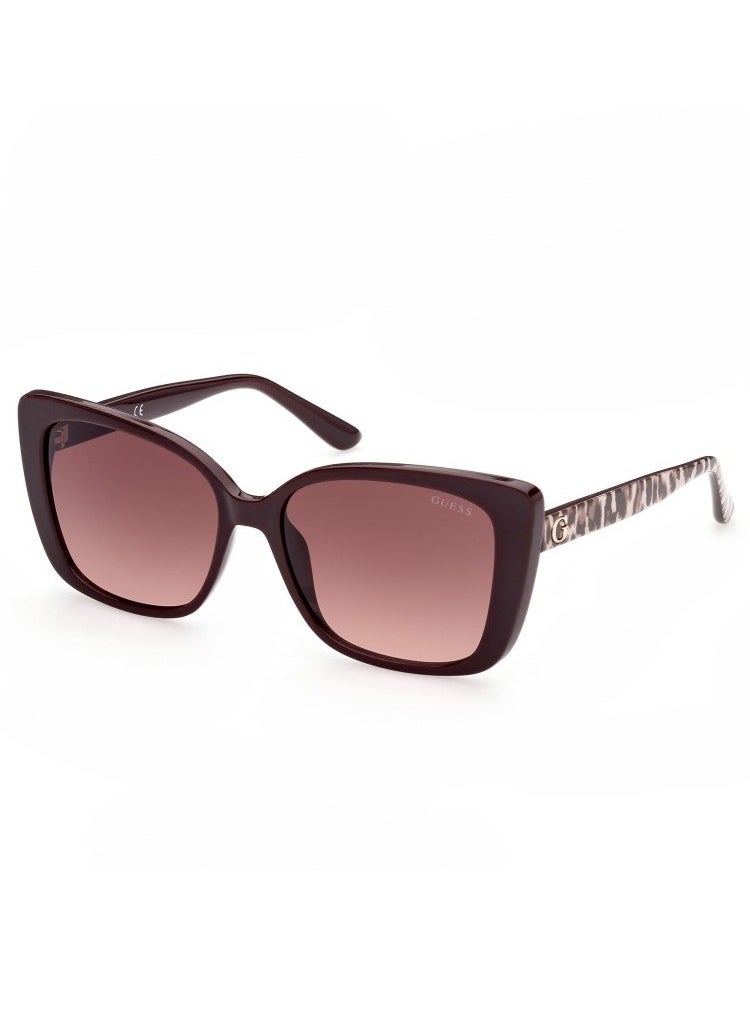 GUESS Guess Brown Butterfly Women Sunglasses GU7829 69F Size 56  - Image 1