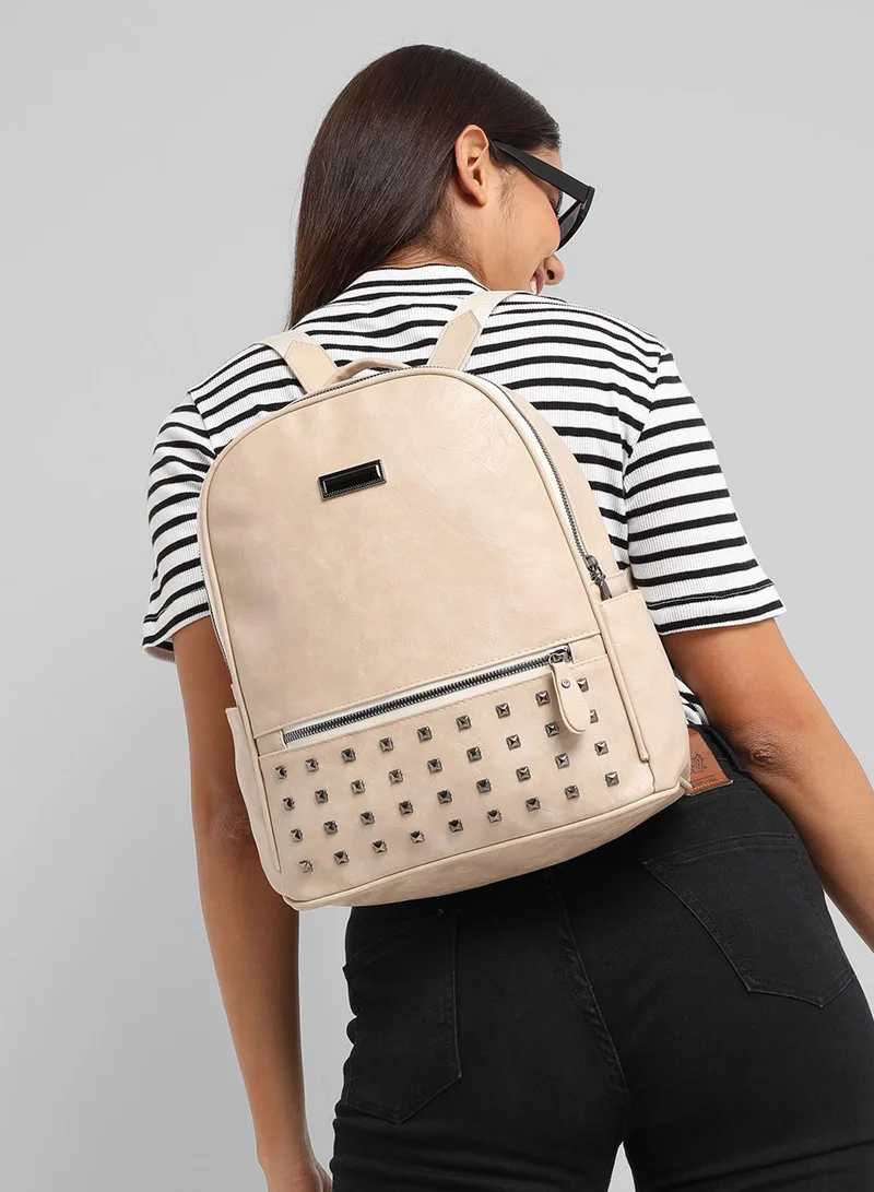 صوص هاوت Studded Backpack - Peach