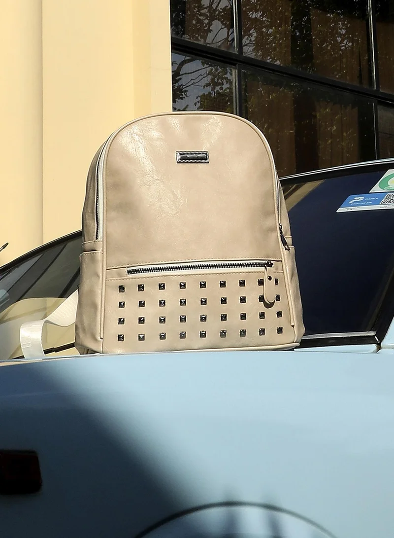 صوص هاوت Studded Backpack - Peach