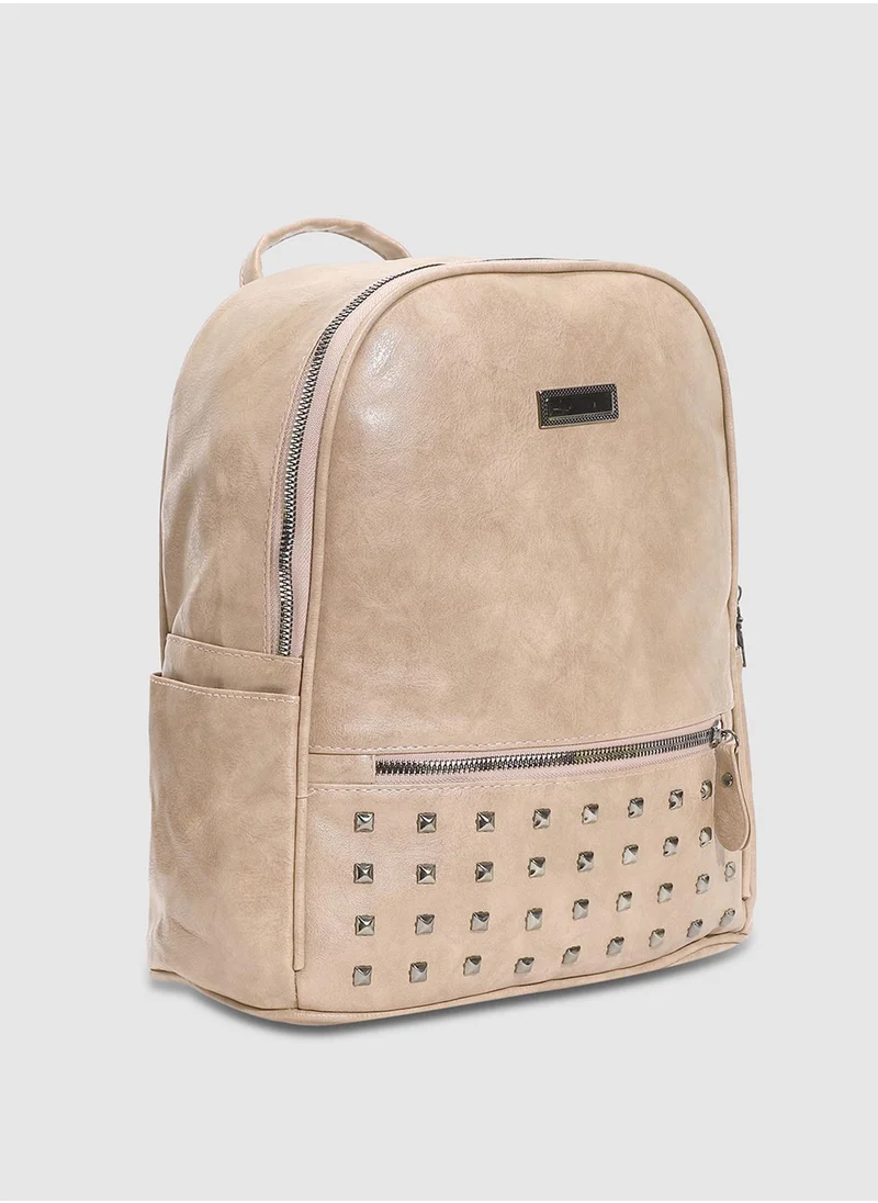 Haute Sauce Studded Backpack - Peach