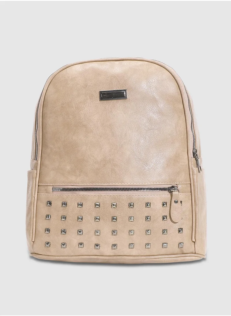 Haute Sauce Studded Backpack - Peach