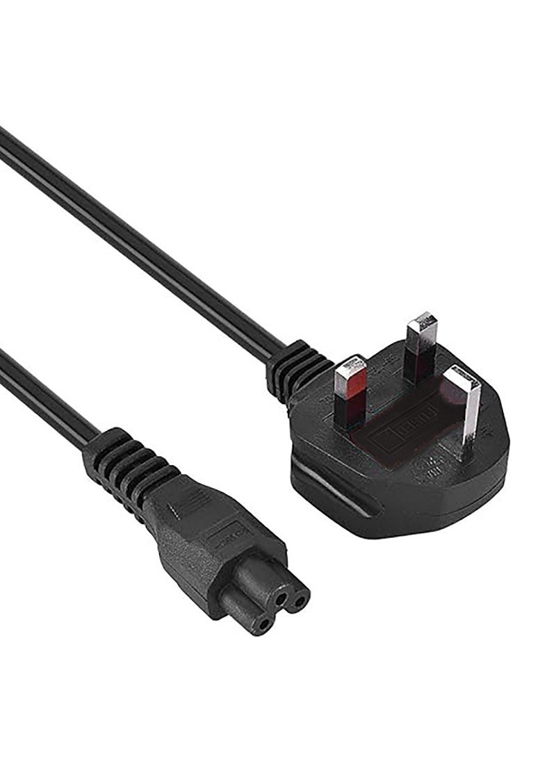 3 Pin Power Cord Cabl to Uk Plug for Dell HP Asus Sony Toshiba Lenovo Acer Charger  - Image 1