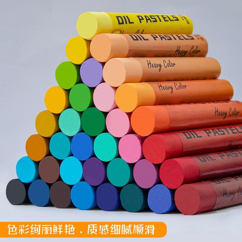 Little Red Riding Book With Heavy Color Soft Oil Painting Stick Super Soft Heavy Color Stick Children'S Painting Colorful Stick Kindergarten Painting Stick - Image 5
