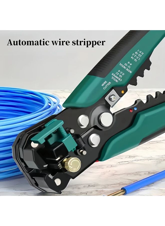 ProStrip Automatic Wire Stripper Cutter Self Adjusting Insulation Crimper Metal - Image 2