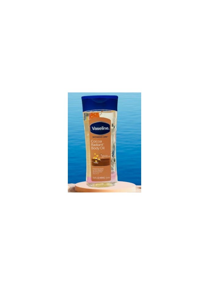 Vaseline Intensive Care Cocoa Radiant Body Oil White 400ml - Image 2